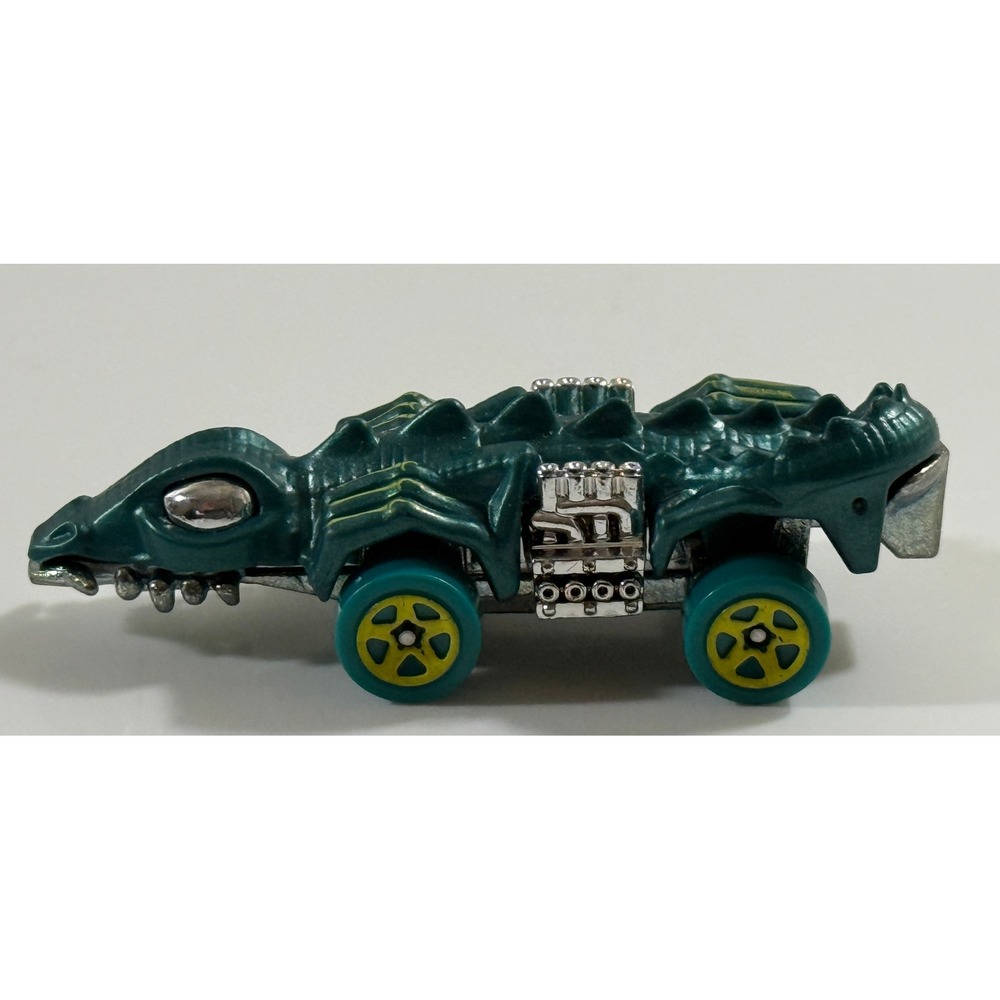 Hot Wheels Croc Rod Kids 1:64 Teal Green Street Beasts Diecast Car DHT85